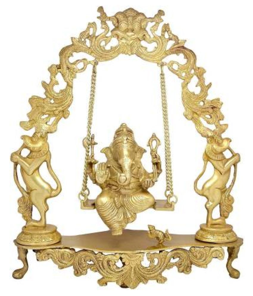 Brass Craft Lord Ganesha Brass Idol Buy Brass Craft Lord Ganesha Brass Idol At Best Price In 5401