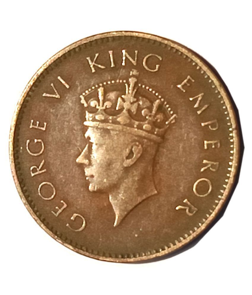 ONE QUARTER ANNA YEAR 1939 VI KING EMPEROR COIN RARE Buy ONE