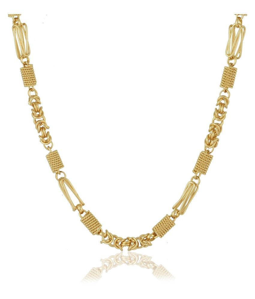 Mens Trendy Artificial Gold Plated Chain. high Quality gold plated