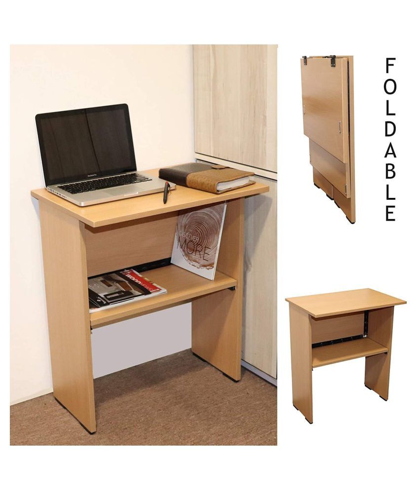 Krrats Design Wooden Folding Computer Table For Laptop Study Office Desk Buy Krrats Design Wooden Folding Computer Table For Laptop Study Office Desk Online At Best Prices In India On Snapdeal
