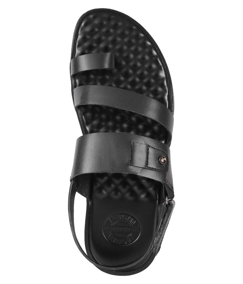 mochi black sandals