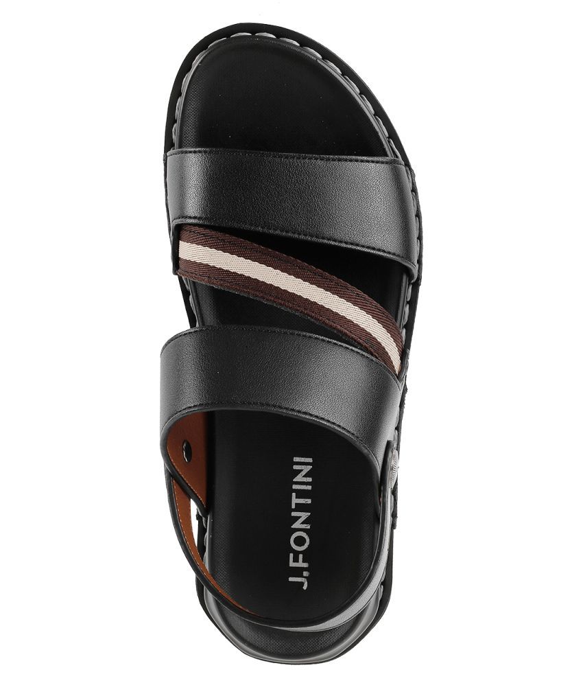 mochi black sandals