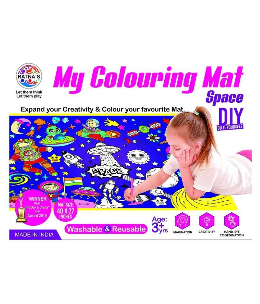 My Colouring MAT for Kids Reusable and Washable. Big MAT for Colouring