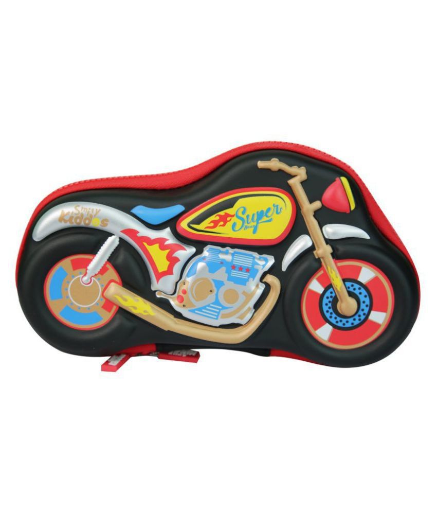    			Smily  Kiddos | Motobike EVA PENCIL BOX (Blue)