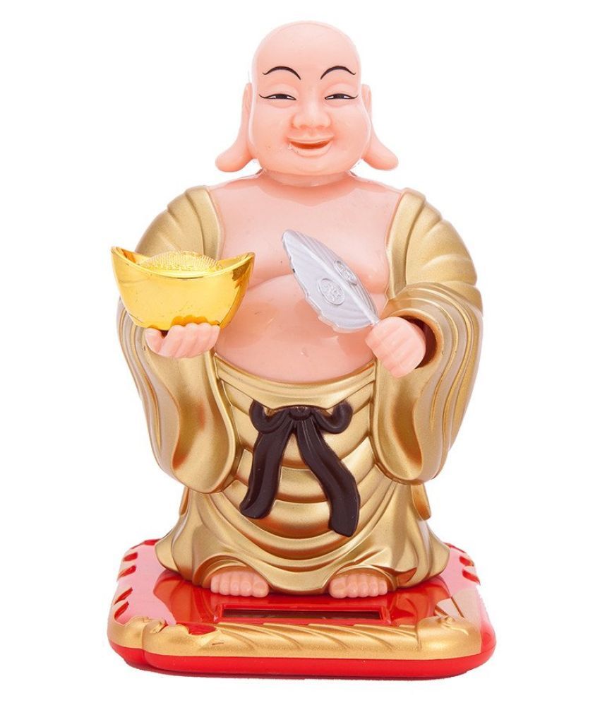 large plastic buddha statue