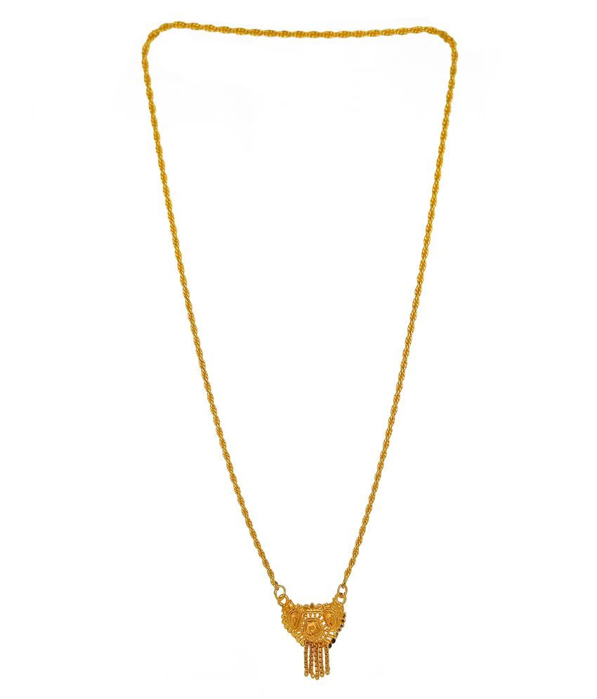     			Shankhraj Mall beautiful alloy material pendal mangalsutra with chain-100133