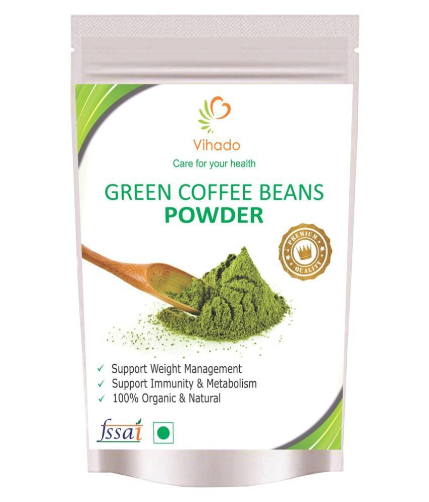 Vihado Green Coffee Beans Powder for Weight Loss 50 gm Unflavoured ...