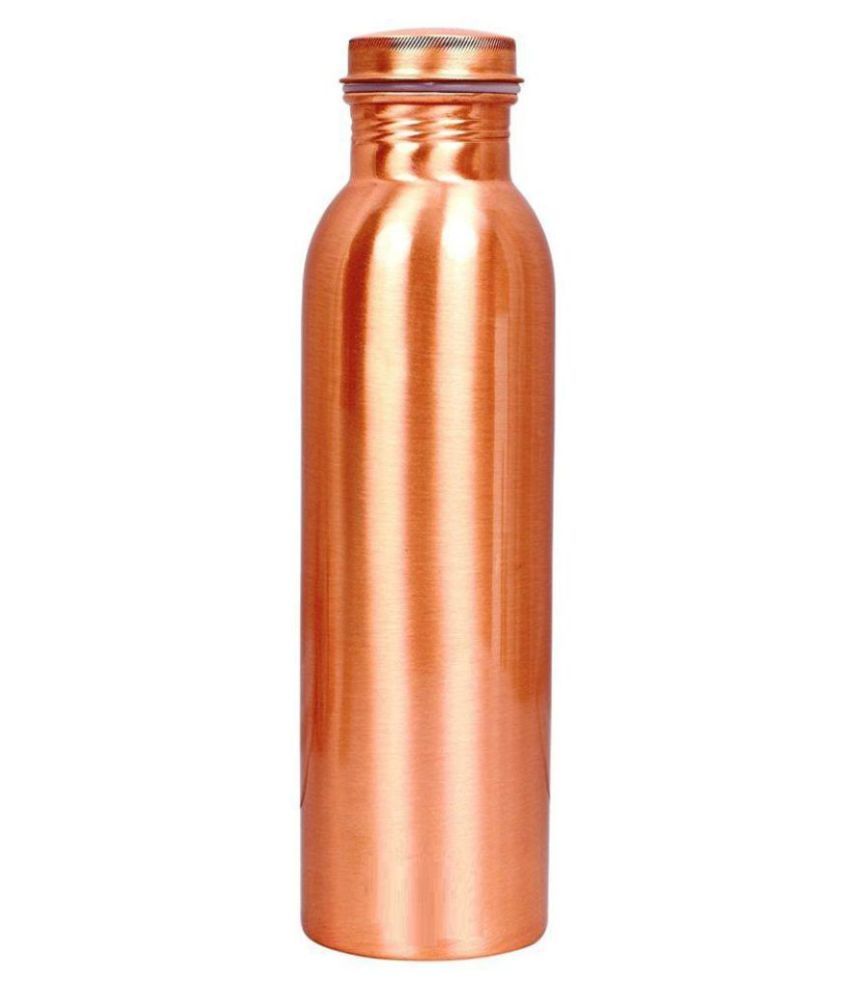 Veda Home & Lifestyle VEDA COPPER BOTTLE SET Copper 1000 mL Copper ...