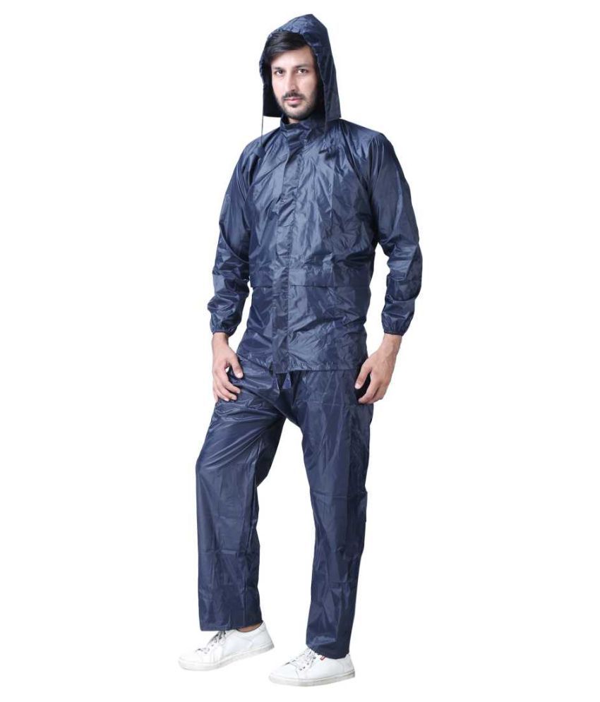 Rain Fighter Blue Rain Coat - Buy Rain Fighter Blue Rain Coat Online at ...