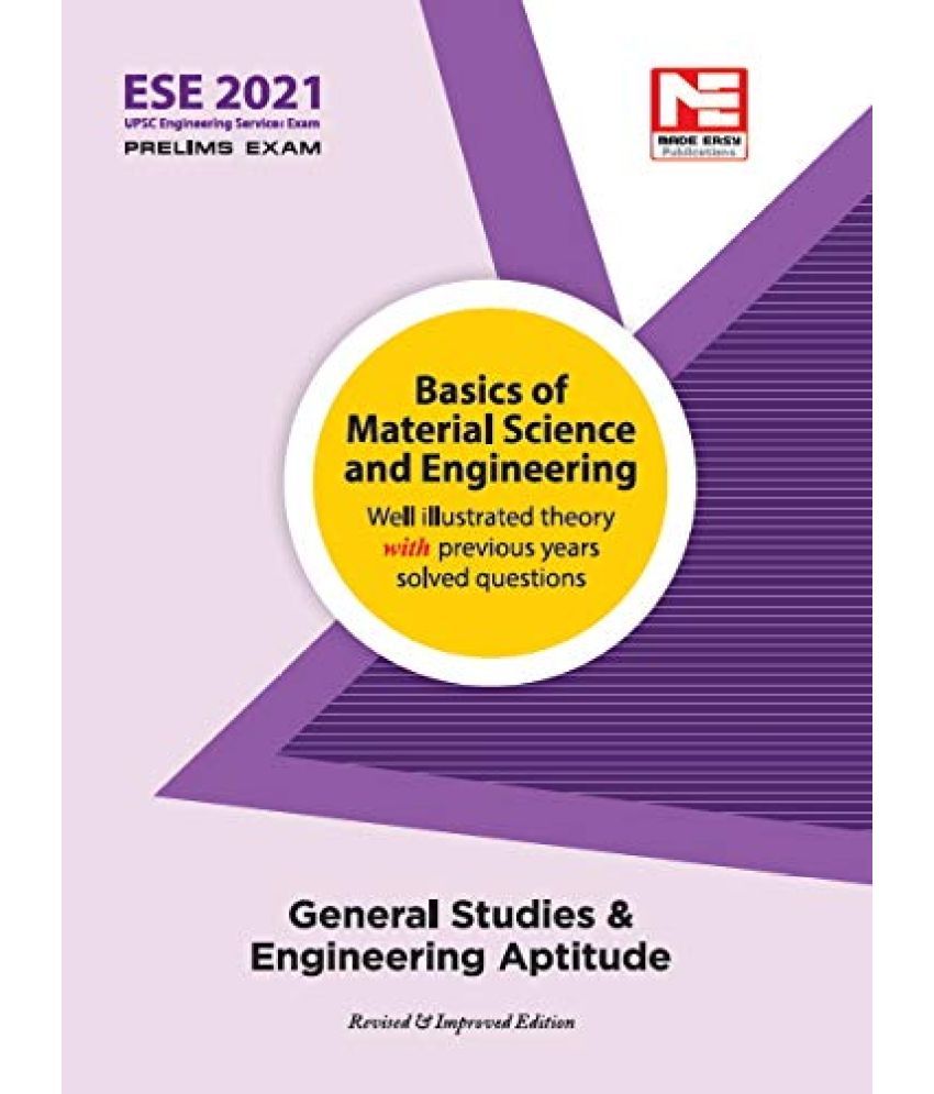 Basics of Material Science and Engineering ESE 2021 Prelims GSEA by