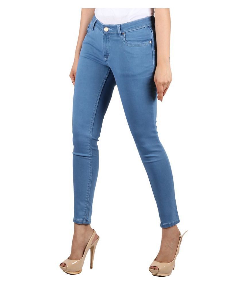 Buy CIAO GRAZIA Denim Lycra Jeans - Blue Online at Best Prices in India ...