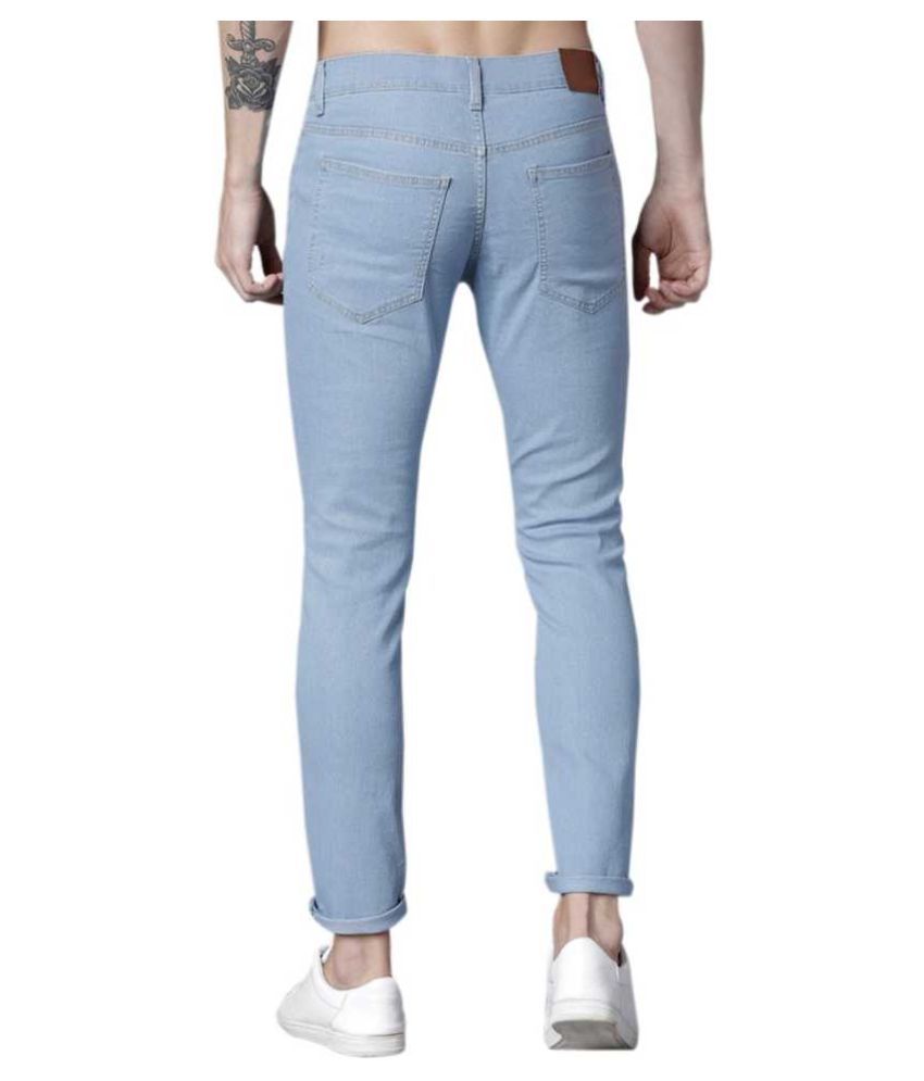 light blue slim jeans