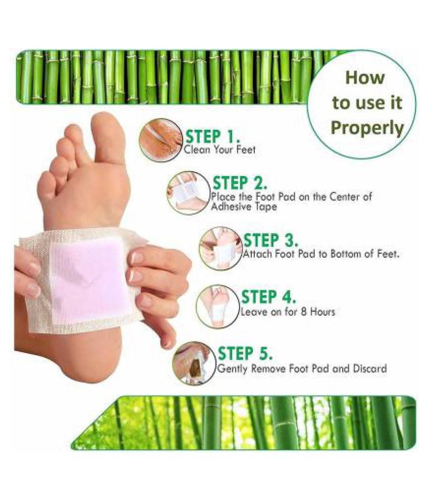 Kinoki Cleansing Foot 10 Pads Toxin Dispelled Free Size