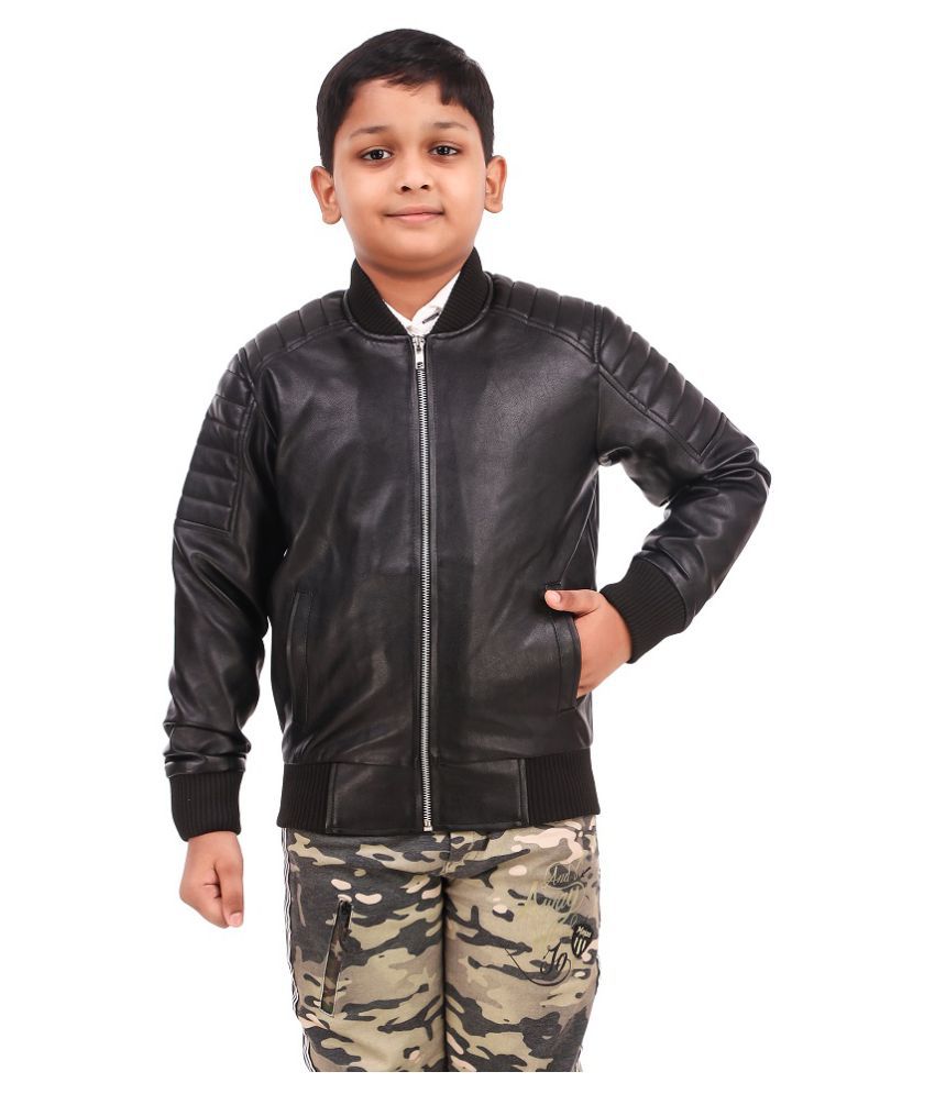 Leather Retail Kids Boy Faux Leather Jacket Kids boy - Buy Leather ...