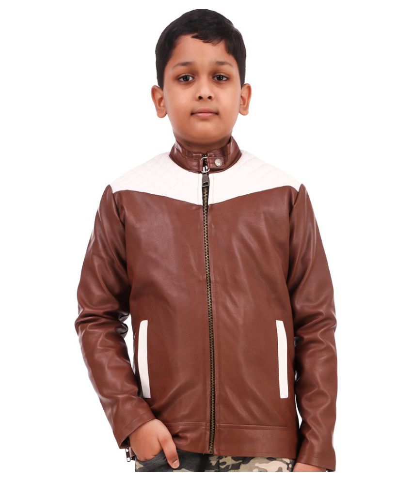 Leather Retail Kids Boy Faux Leather Jacket Kids boy - Buy Leather ...