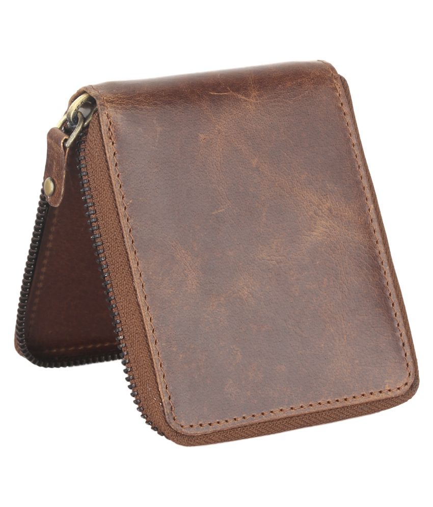 Mitasu Leather Brown Casual Regular Wallet: Buy Online at Low Price in ...