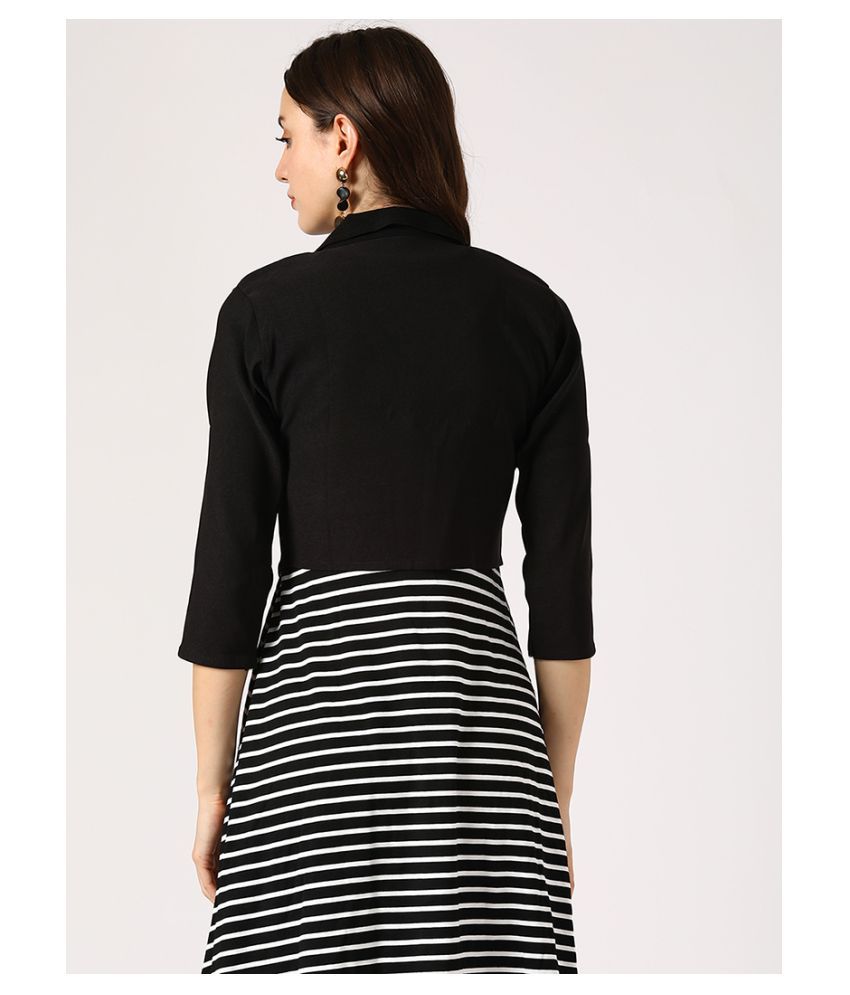 V2 Cotton Black Regular Dress Buy V2 Cotton Black Regular Dress