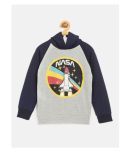 Lazy Shark Pack of 1 Boys Fleece Sweatshirt ( Grey )