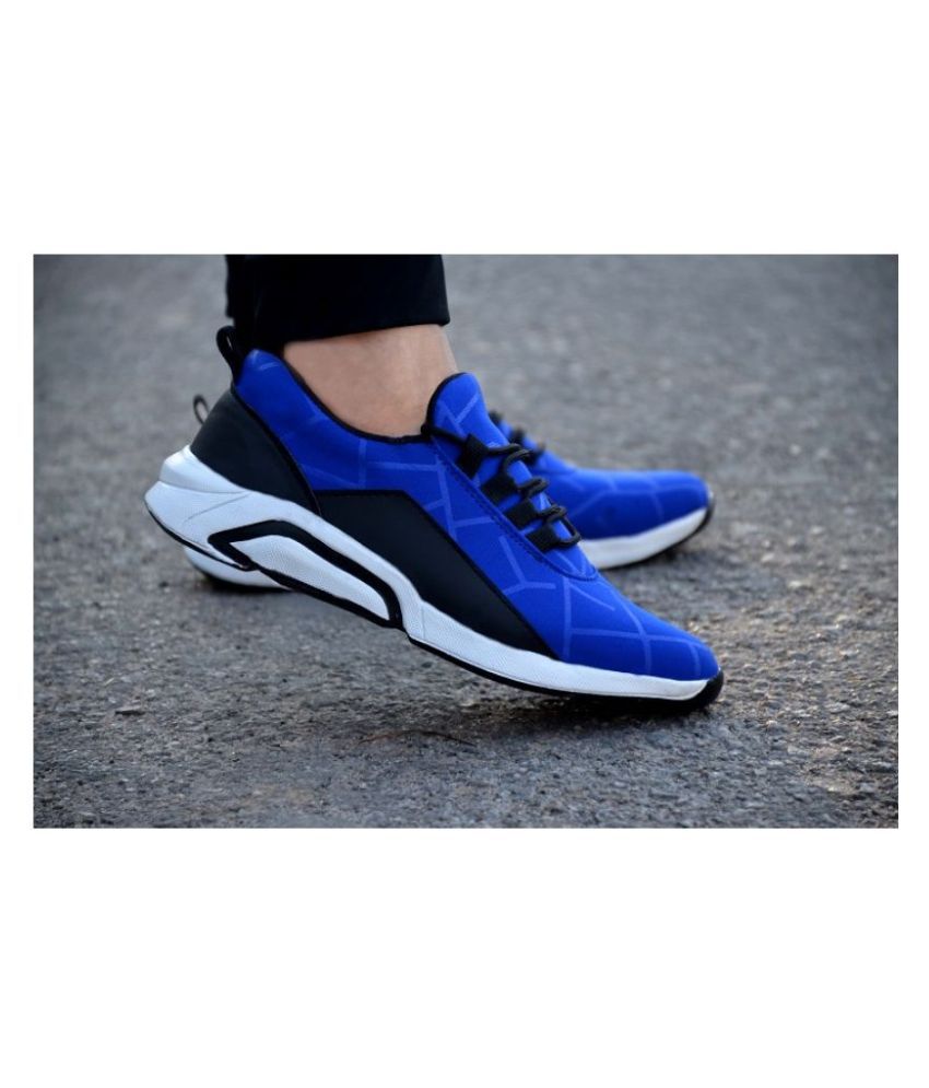 SHOEADDA Smart And Comfy Blue Running Shoes - Buy SHOEADDA Smart And ...