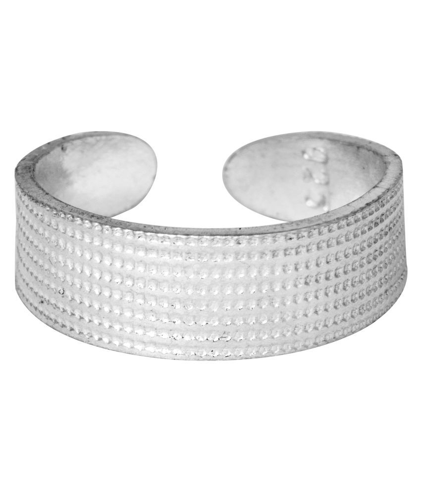 Plain Engraved Silver Toe RingTRRD003 Buy Plain Engraved Silver Toe