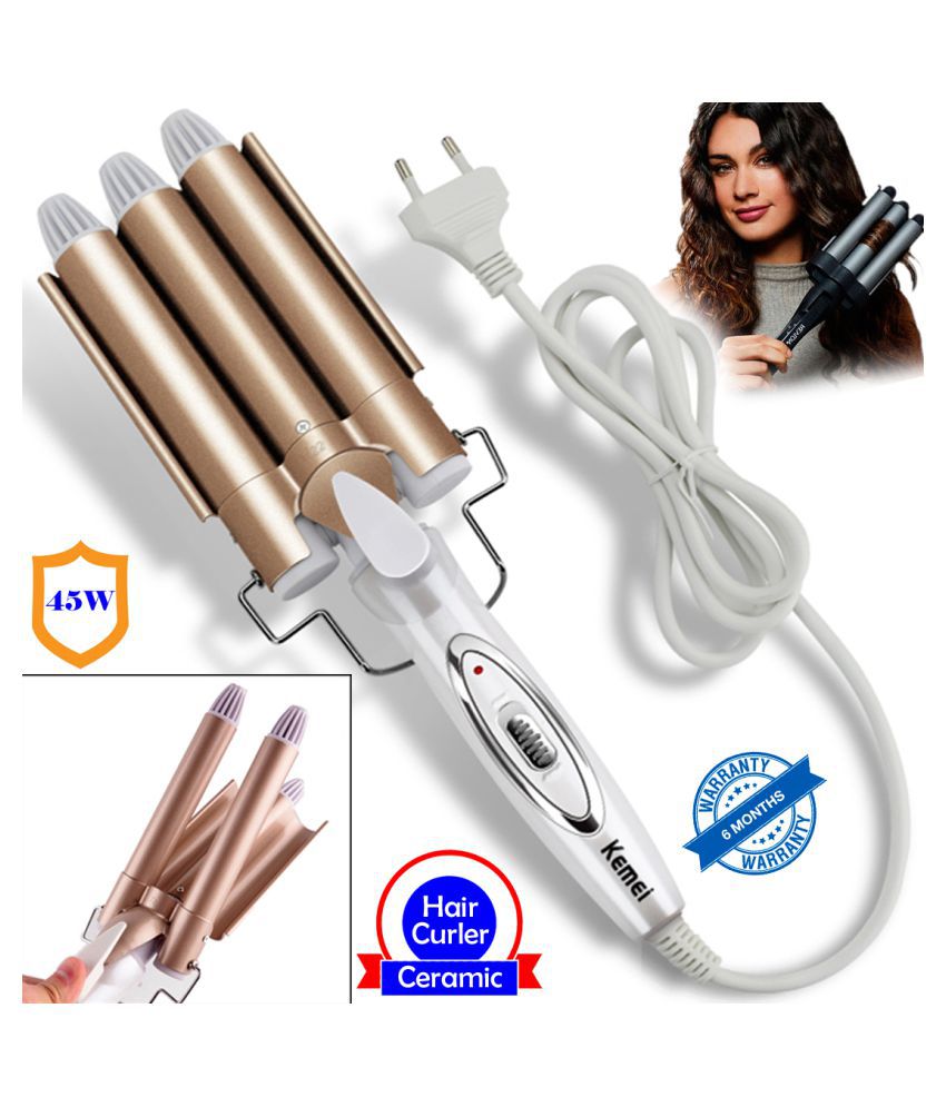 Qgs 45w 3barrel Curler Hair Curling Iron Product Style Price In India Buy Qgs 45w 3barrel Curler Hair Curling Iron Product Style Online On Snapdeal
