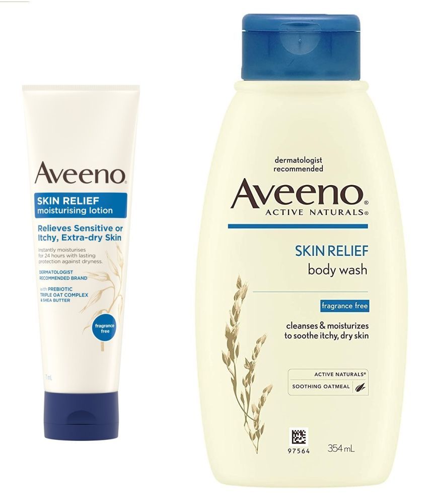 Aveeno Skin relief moisturising body wash(354ml)+Skin relief