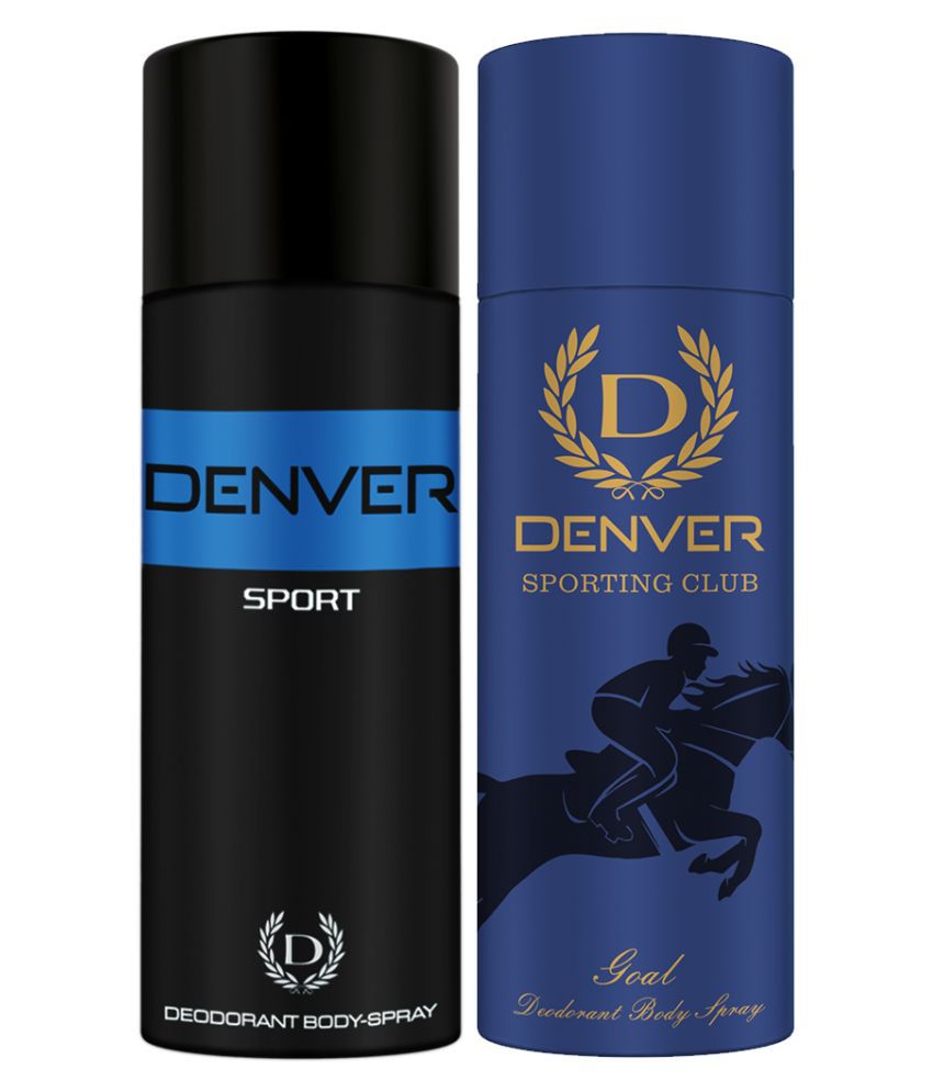     			Denver Denver Blue Sport and Goal Deo Combo (Pack of 2) Men Liquid 315 g