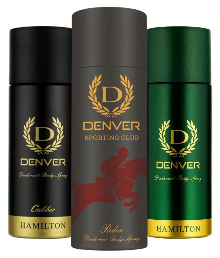     			Denver Hamilton , Caliber & Rider Deo Spray 165Ml Each (Pack Of 3)