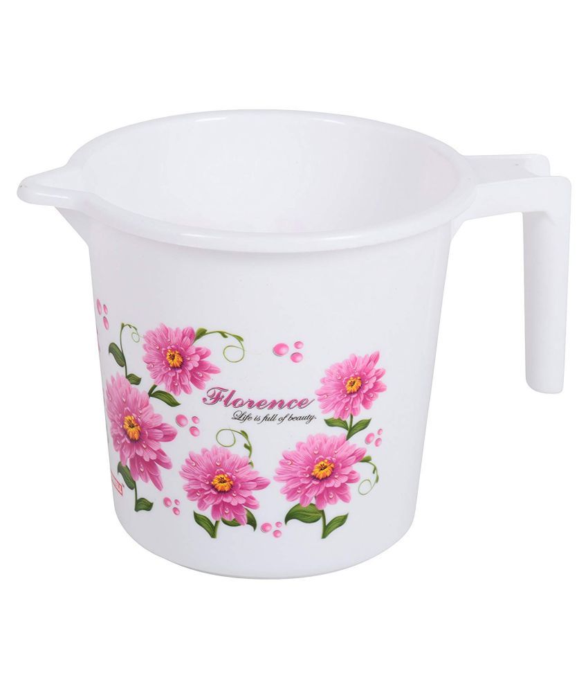 aarohi13 Plastic Bathroom Bucket Set Pink Buy aarohi13 Plastic