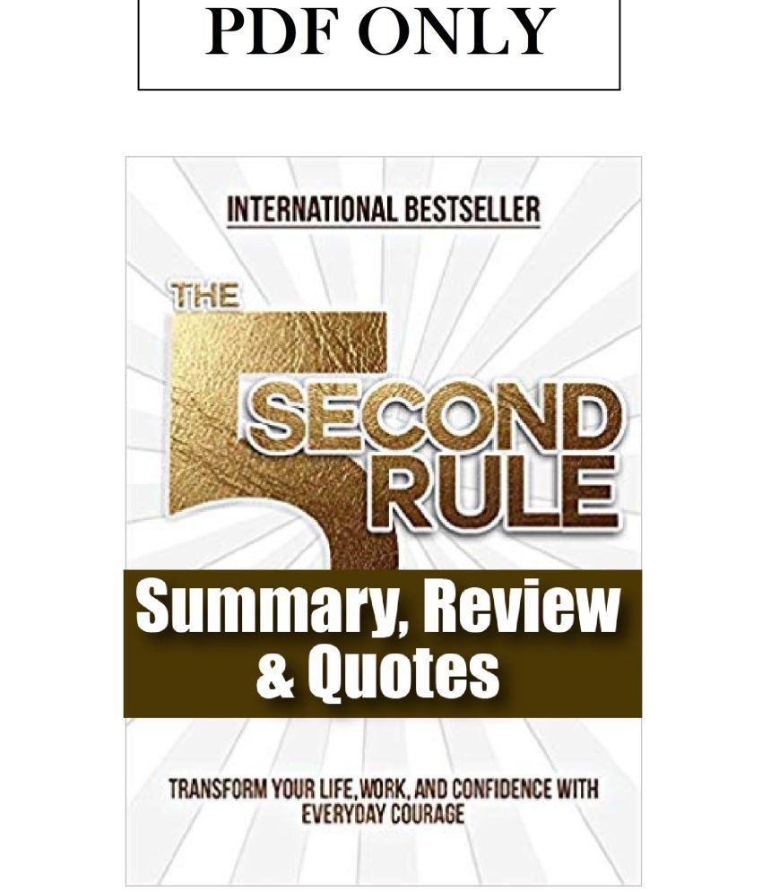 ONLINE DELIVERY VIA EMAIL (DOWNLOADABLE PDF) The 5 Second