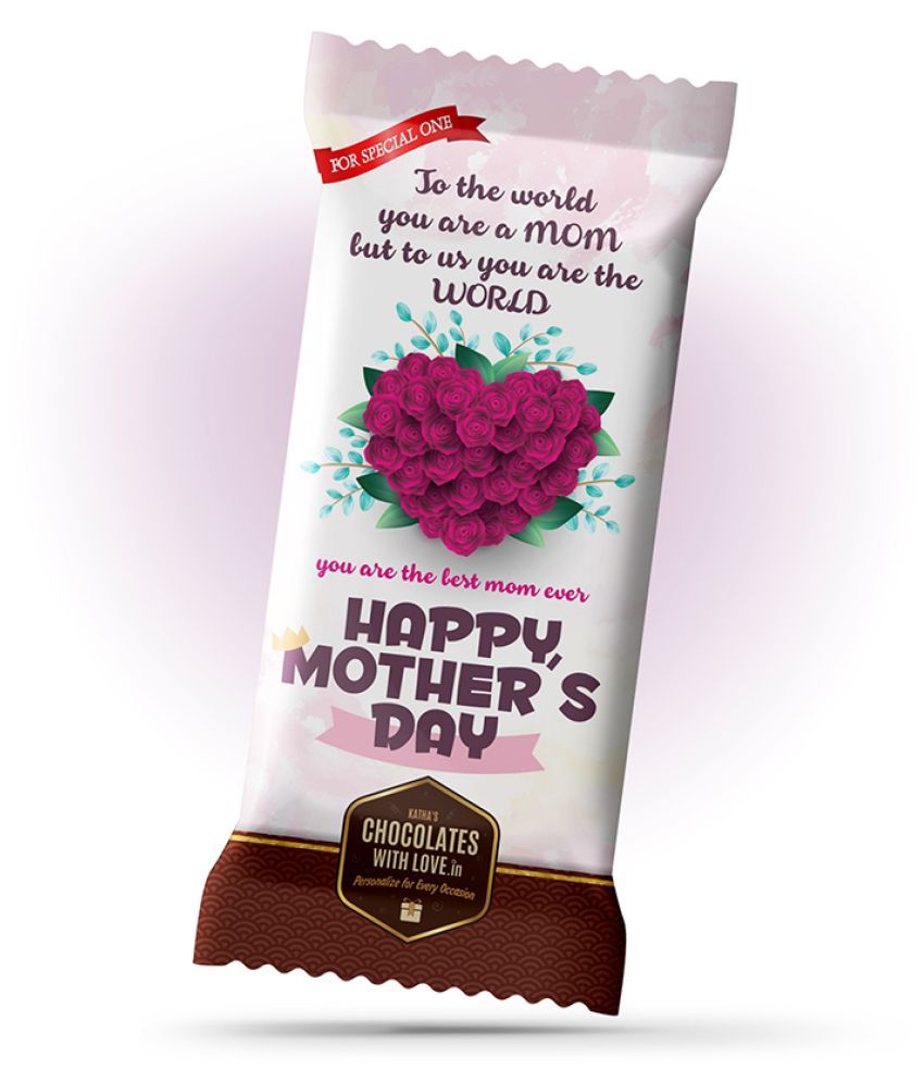 Katha Chocolates Mother's Day Gift Large Bar Milk Chocolate 100 g Buy