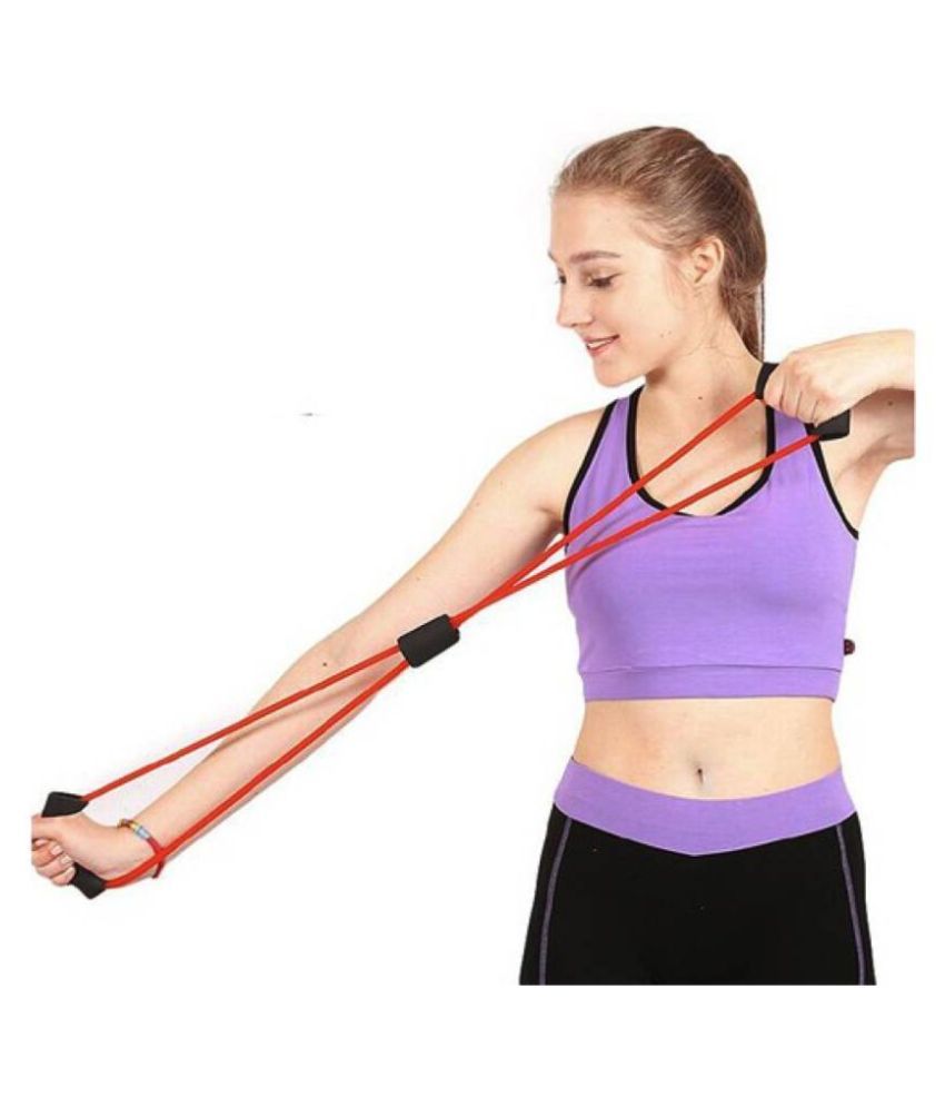 RESISTANCE BANDS FITNESS MUSCLE WORKOUT EXERCISE YOGA