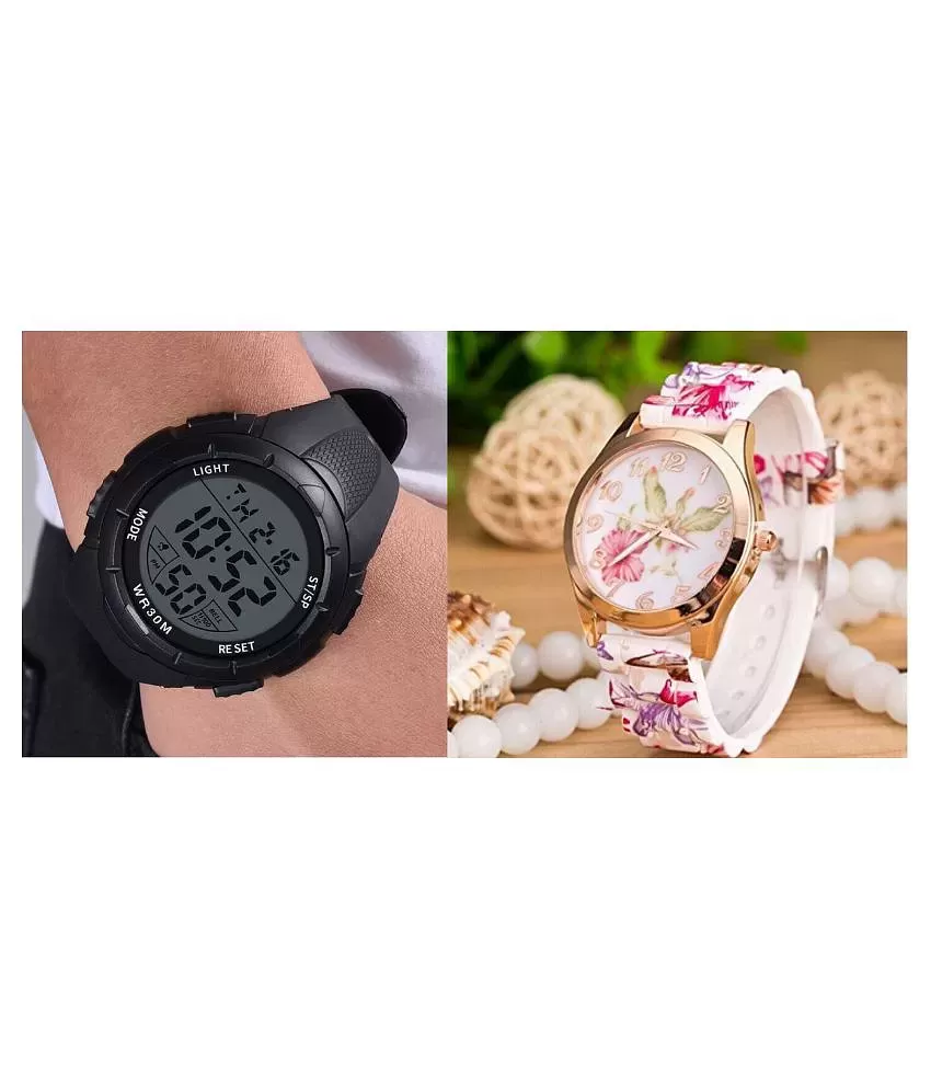 Flower print strap watch Phuloon – SELLET