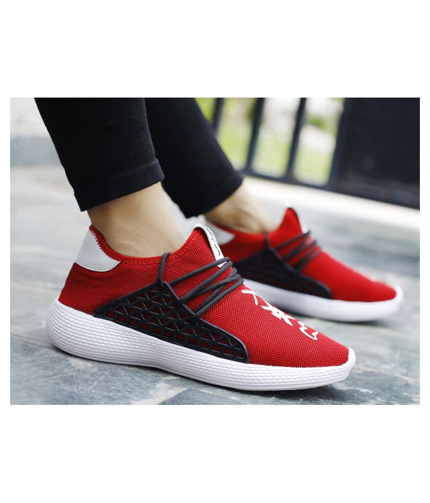 BXXY Red Running Shoes - Buy BXXY Red Running Shoes Online at Best ...