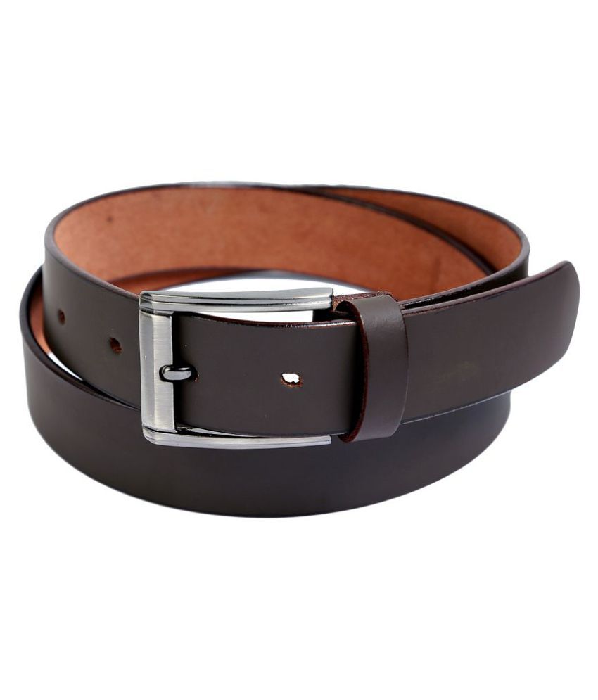 Contra Brown Leather Formal Belt