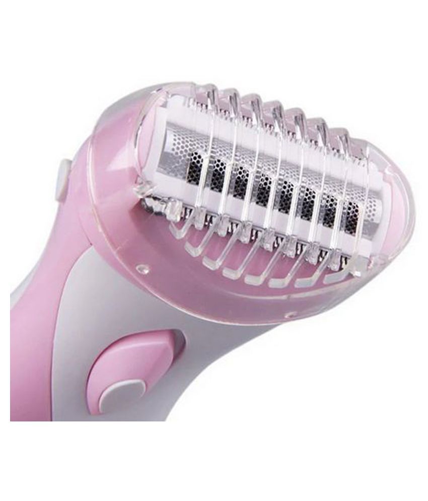 Women's Rechargeable Double Razor Shaver for Under Arms, Bikini Line