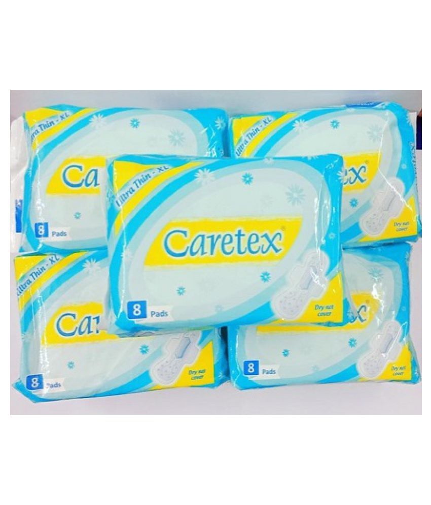 CARETEX XL 8 Sanitary Pads Pack of 6 Buy CARETEX XL 8 Sanitary Pads