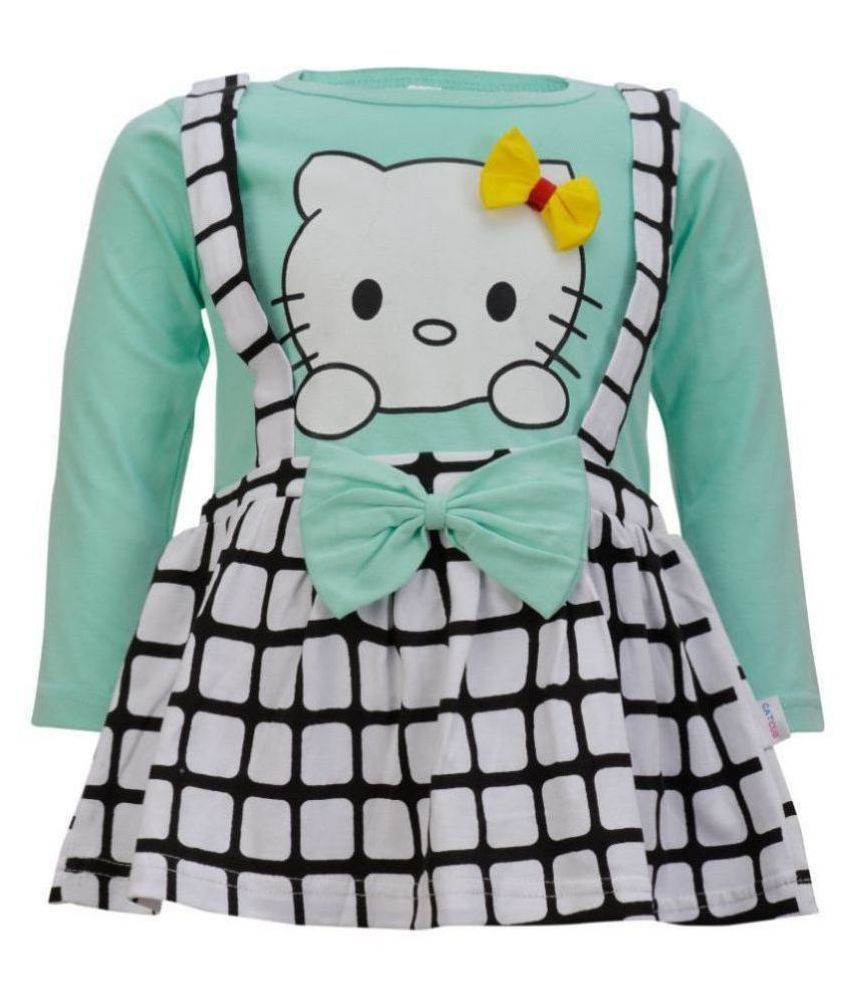     			CATCUB Kids Hello Kitty  Dress  (Green)