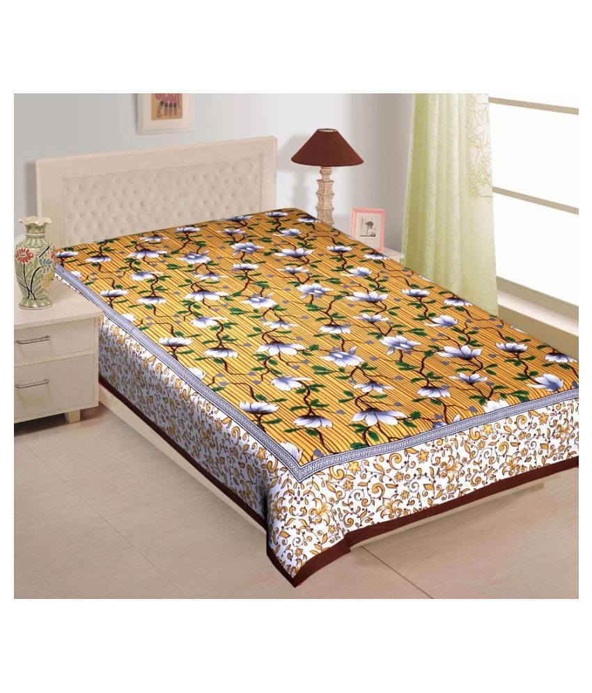 Janis Cotton Single Bedsheet Buy Janis Cotton Single Bedsheet Online