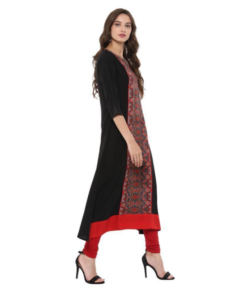 janasya black kurti