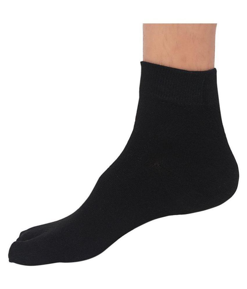 Ziya Black Cotton Spandex Socks - Pair of 3: Buy Online at Low Price in ...