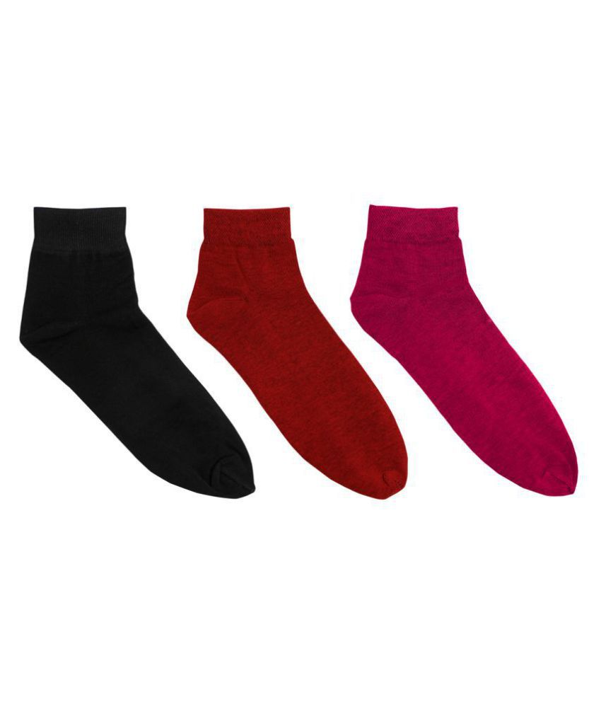 Ziya Cotton Spandex Socks With Separated Toe Pack Of Three Pairs: Buy ...