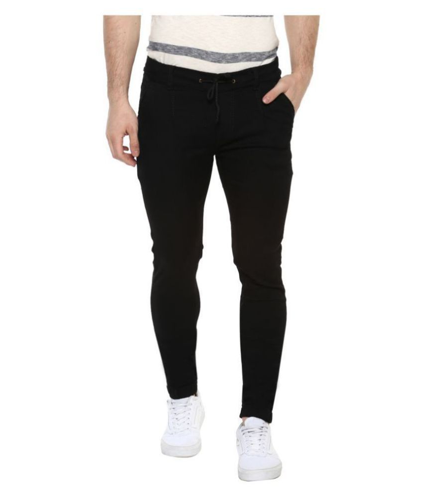     			Urbano Fashion Black Slim Jeans