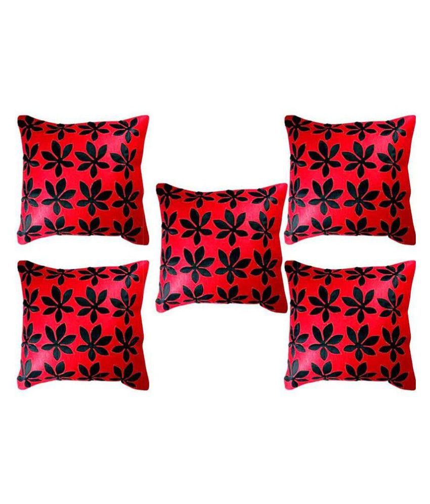     			Belive-Me Set of 5 Polyester Cushion Covers 40X40 cm (16X16)
