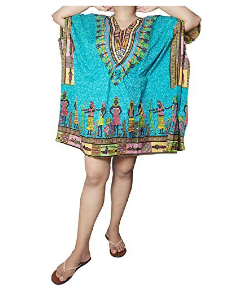 buy-ukal-polyester-nighty-night-gowns-turquoise-online-at-best-prices-in-india-snapdeal