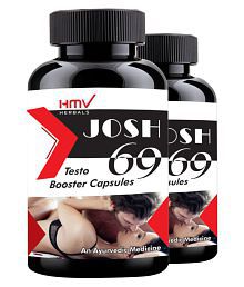 HMV Herbals JOSH 69 Men Power Herbal Capsule 60 no.s Pack Of 2