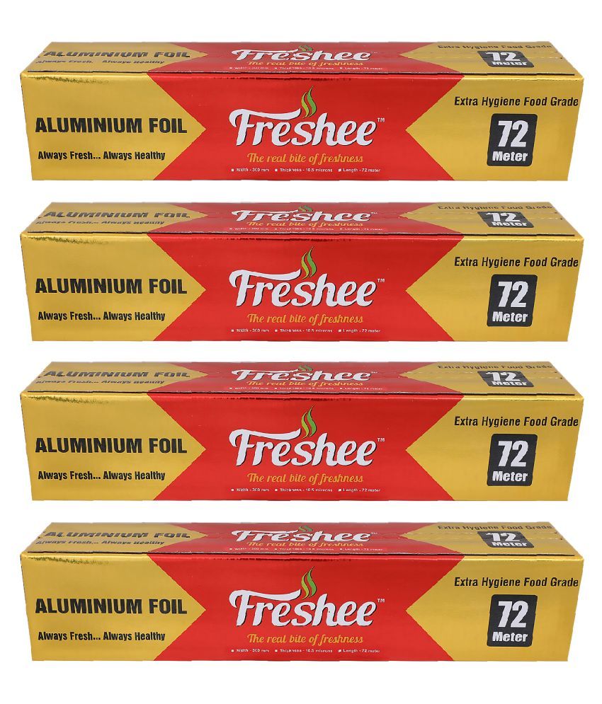     			Freshee 72m Aluminium Foil Paper Pack of 4