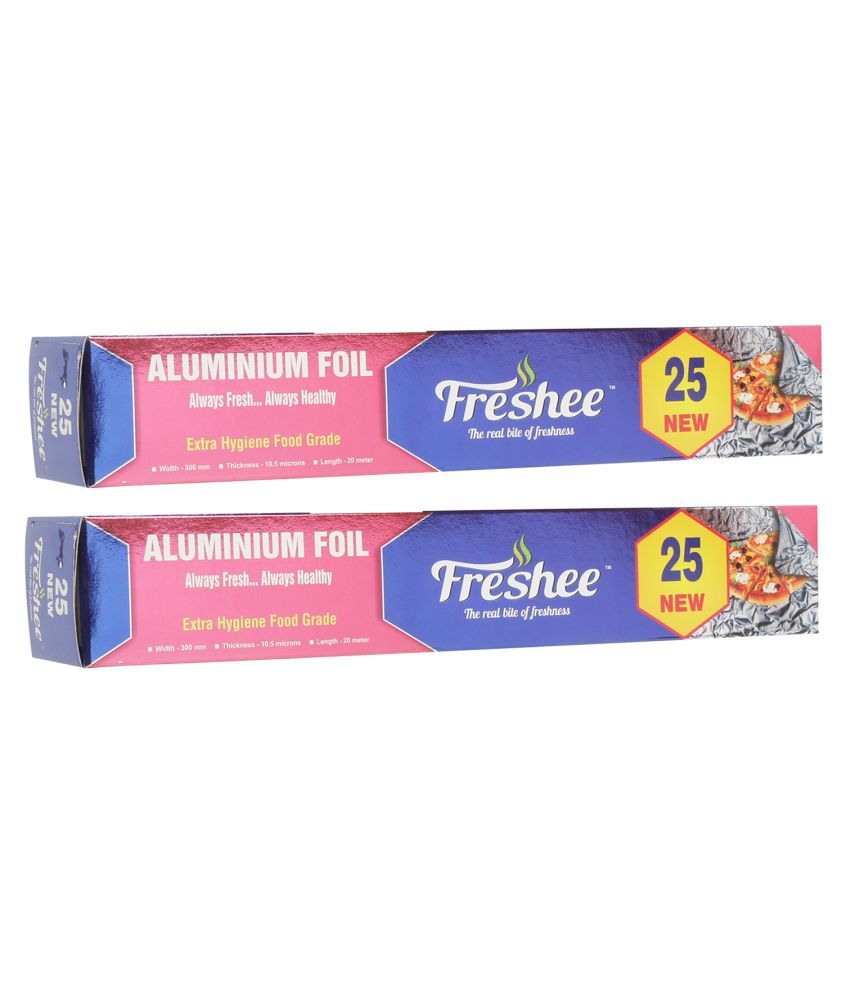     			Freshee 20m Aluminium Foil Paper Pack of 2