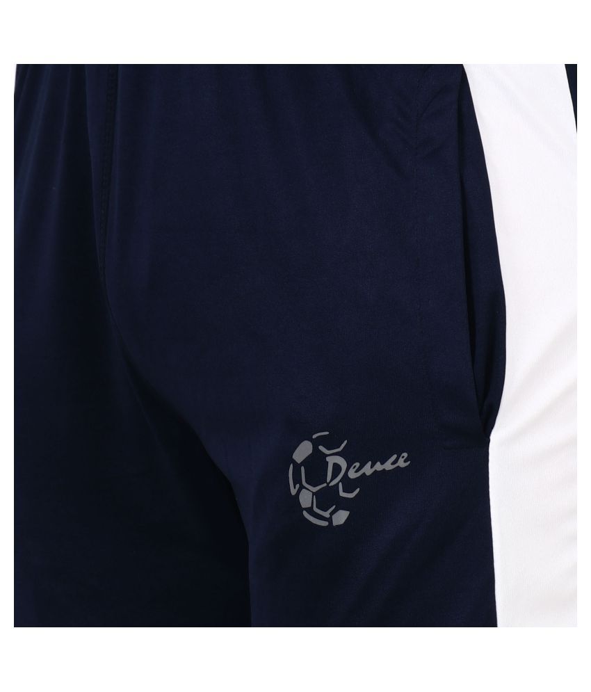 Deuce Sports Men Blue Solid Regular fit Track Pants Buy Deuce Sports