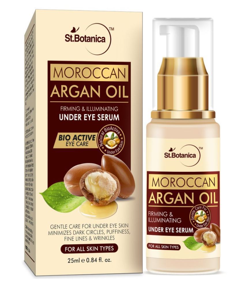 StBotanica Moroccan Argan Oil Firming & Illuminating Under Eye Serum Eye Mask 25 mL